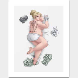 Waifu Fight Club Pam Poovey Posters and Art